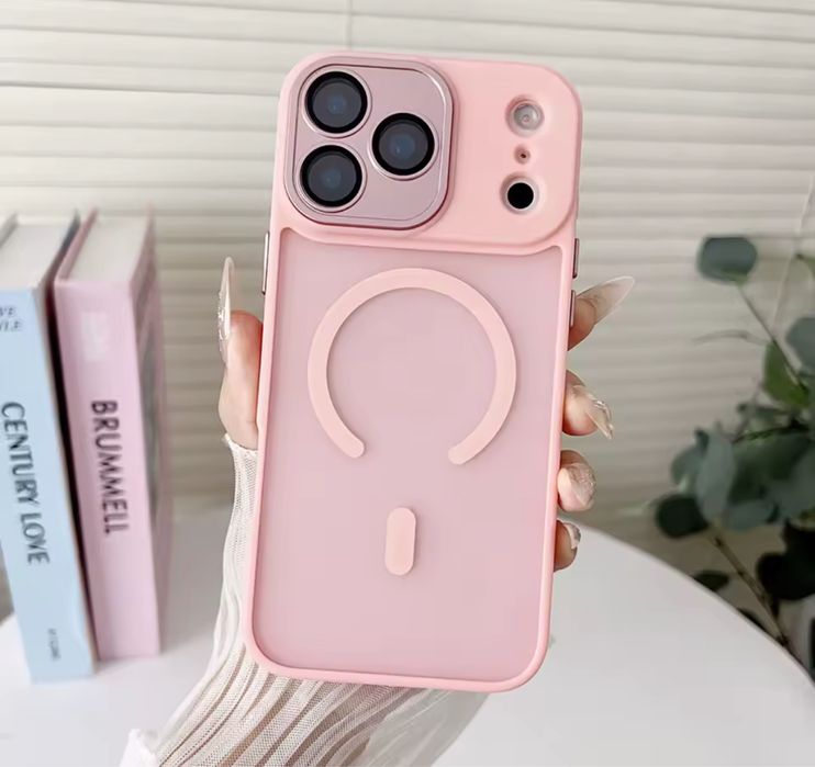 Iphone 17 AIR 17 PRO 17 PRO MAX Husa Magsafe Plastic Margine Silicon