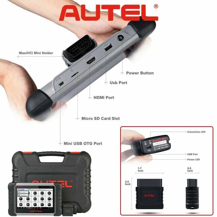 Tester auto AUTEL MK808K-BT PRO, Android 11, display 7 inch, 4GB RAM + 64GB stocare, Diagnoza Multimarca, 36+ Functii Speciale, Bluetooh, Romana