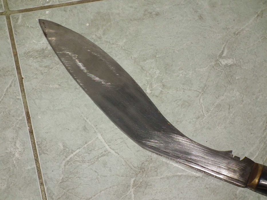 Vintage!!! Cutit maceta Kukri cutit Gurkha masiv teacá nr.3