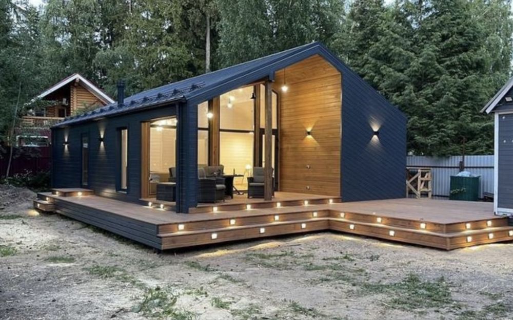 Producator Case pe structura metalica