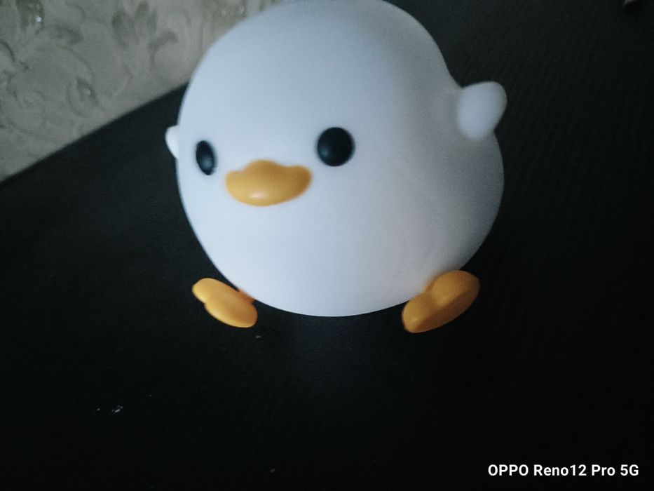 Ночник виде силиконовой утки