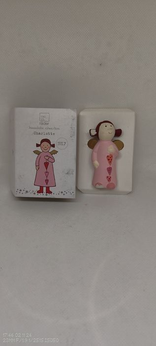 figurina ceramica pictat manual Rader himmlische schwestern Charlotte