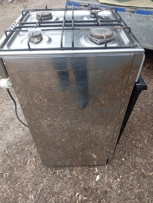 Газ плита нержавикали