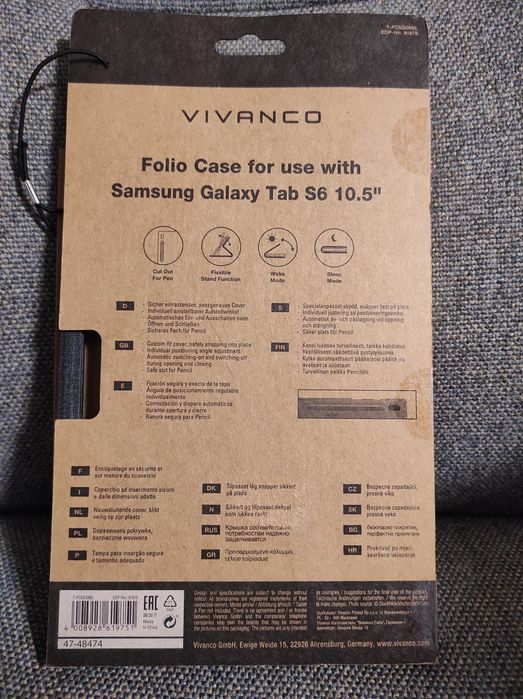 Калъф/ Кейс за таблет Samsung Galaxy tab S6
