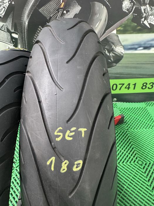 Set anvelope Moto 100 80 17 si 140 70 17 Michelin Pilot Street 2023 Cauciuc Fata spate Set180