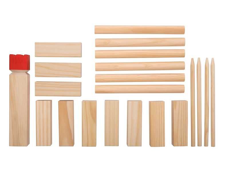 НОВИ! Шведски шах Kubb Game Викингски шах