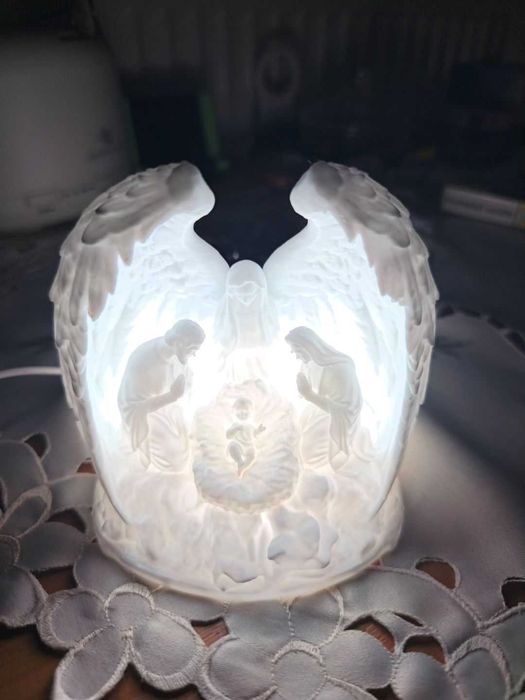 Lampa decorativa 3D model inger cu aripi