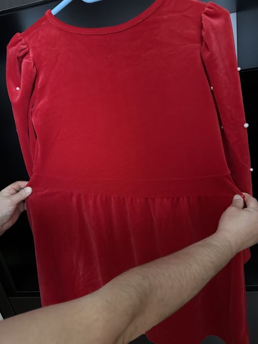 Rochie fetite catifea