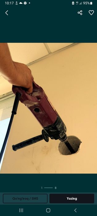 Алмазний резка бетон кесамиз алмазний бур бетон тешамиз
