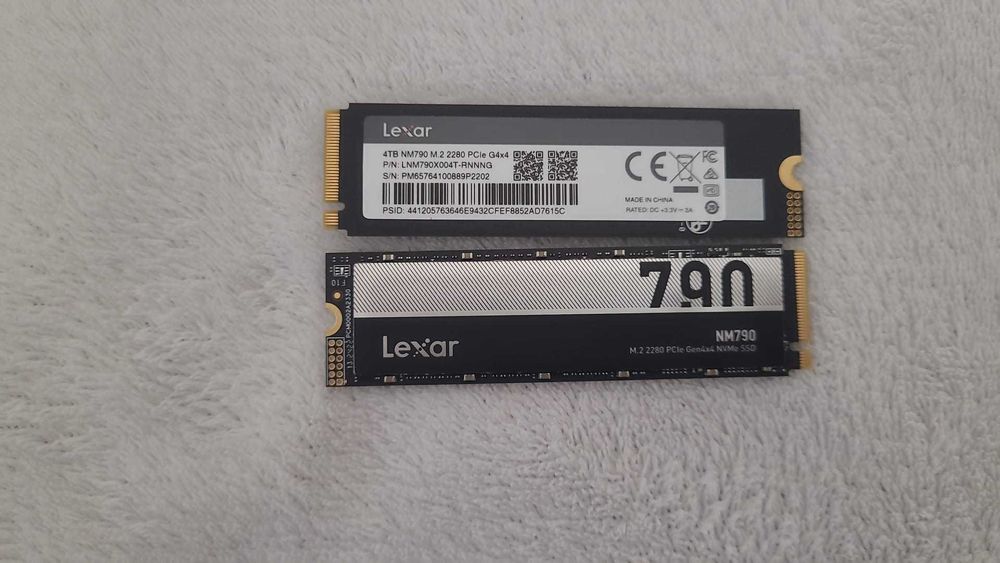 SSD Lexar NM790 de  4TB, PCIe Gen 4.0 x4, M.2 NVMe, Nou