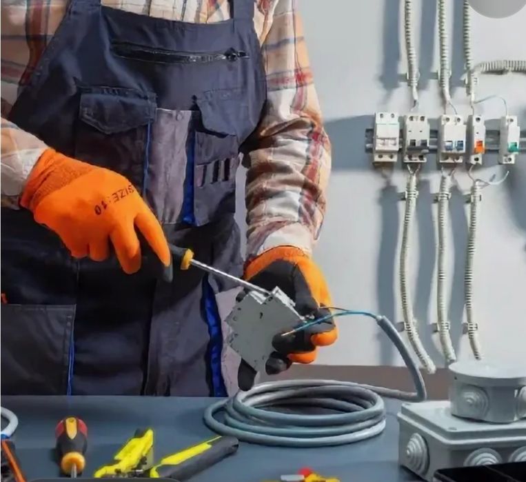 Электрик . Всё  виды  работ.