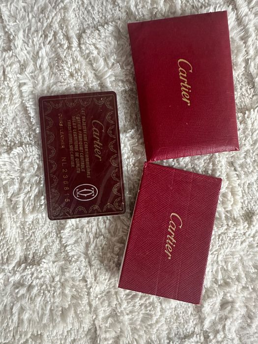 Geantă de piele Cartier cu certificat autenticitate