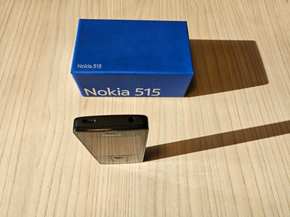 GSM Nokia 515 RM-953 Black телефон с копчета зарядно камера Нокиа кейс