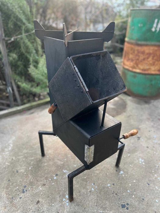 Sobiță rachetă 150x 150x 5mm-ideală pentru gătit afară, ceaun și plită