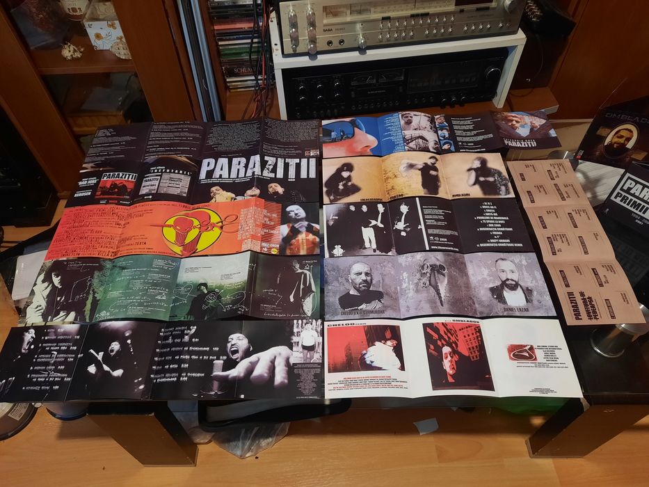 Paraziții hip hop românesc cd-uri audio