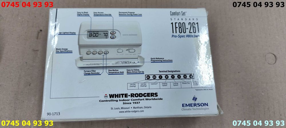 interfata controler WHITE RODGERS  nou 1F80-261
