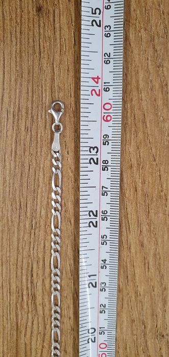 Lanț argint 925 cu pandantiv 925 bilă neagră 8