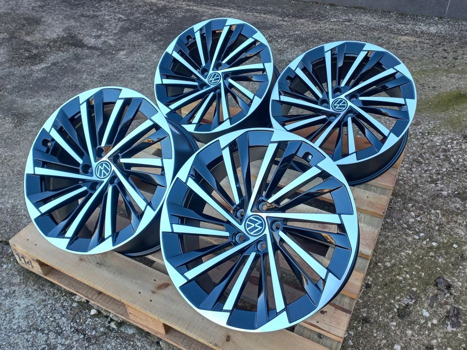 18"5×112 Skoda Seat Vw 8ж ет40 Чисто Нови Golf Passat Tiguan Touran Octavia Superb Leon Ateca