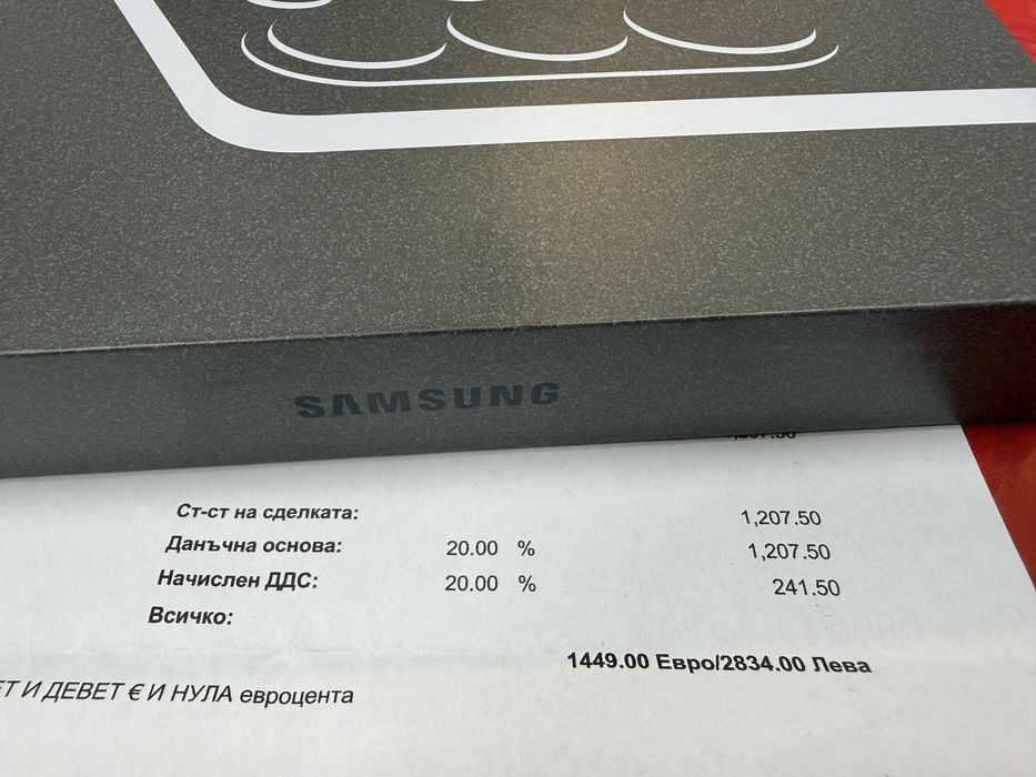 КАТО НОВ 512GB Samsung S26 Ultra Гаранция Technopolis 2026г. Black