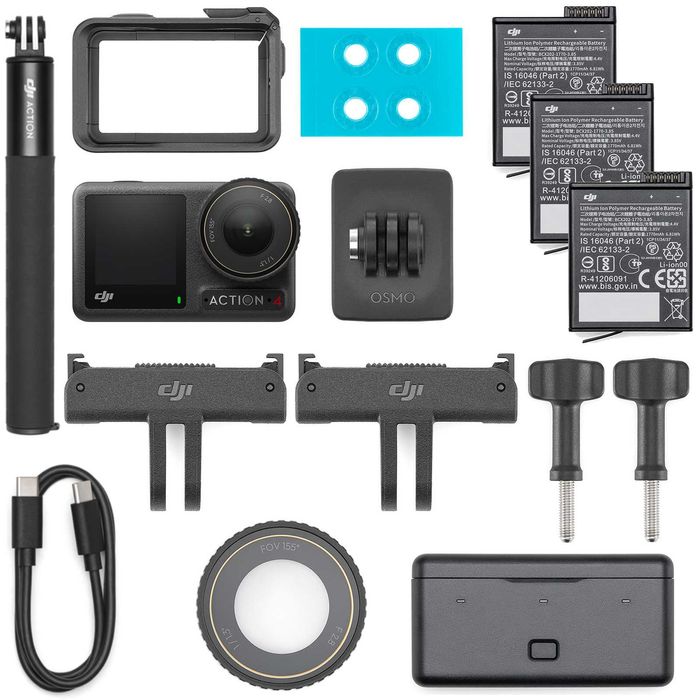 DJI Osmo Action 4 Adventure Combo + kit lentile ND