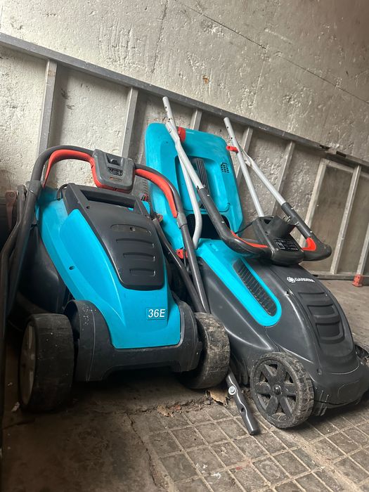 GARDENA  32 е 36 е електрическа  косачка  и ел резачка за дърва