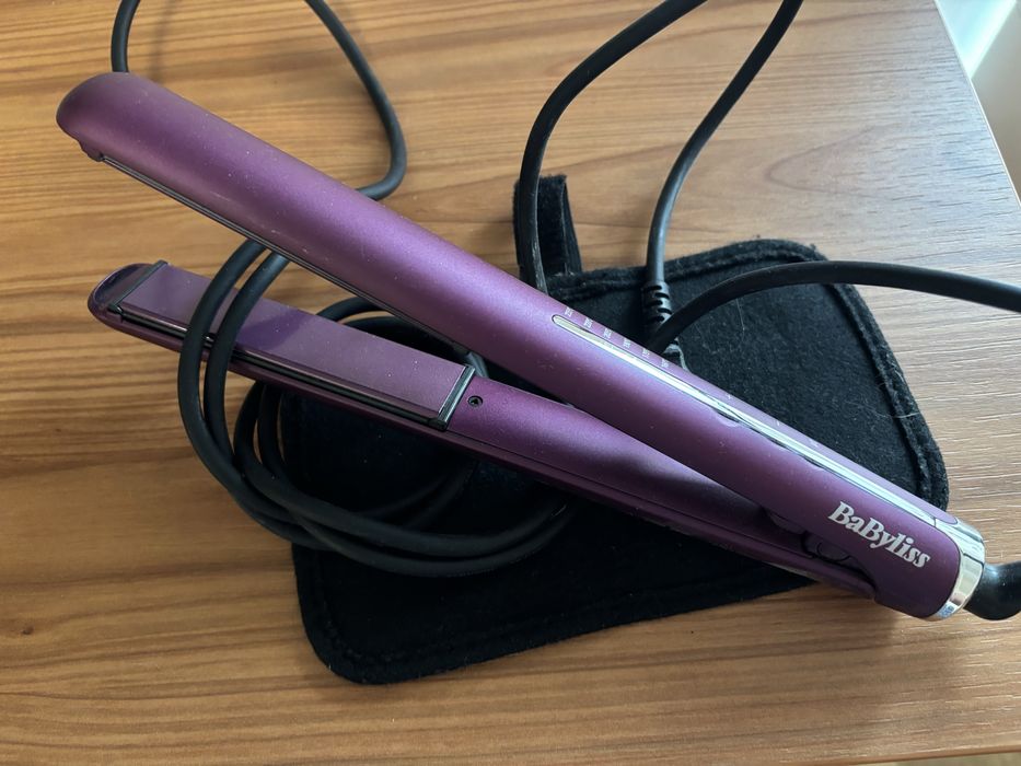 Set Babyliss original. Placa, perie rotativa si foehn.