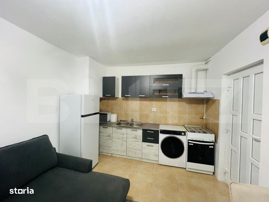 Garsoniera in centrul Clujului, 19 mp, 15 mp terasa, zona strazii Bari