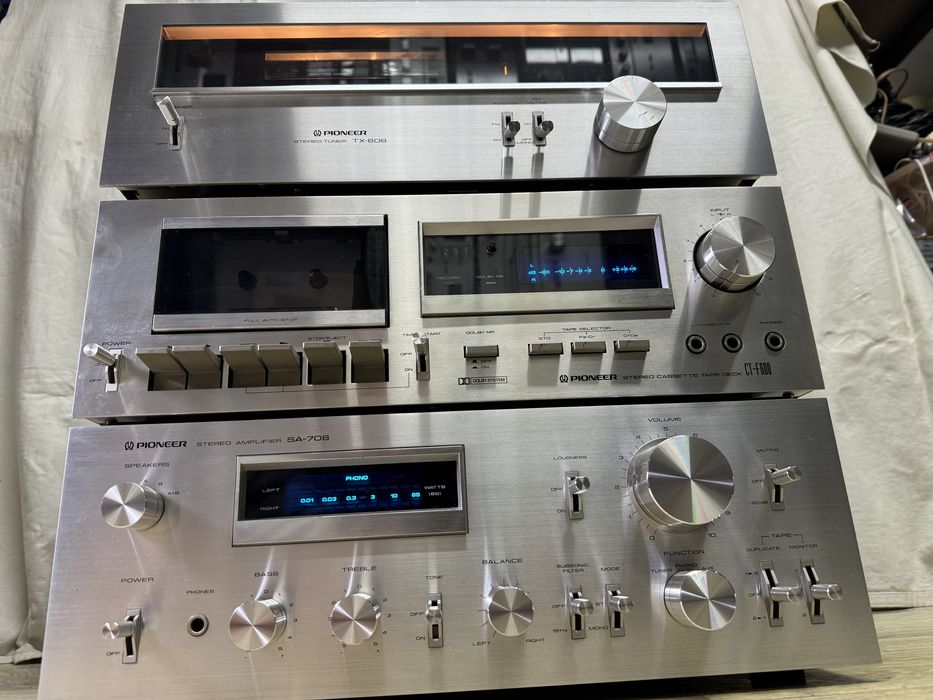 Сет Pioneer SA-708 TX-608  CT-F600