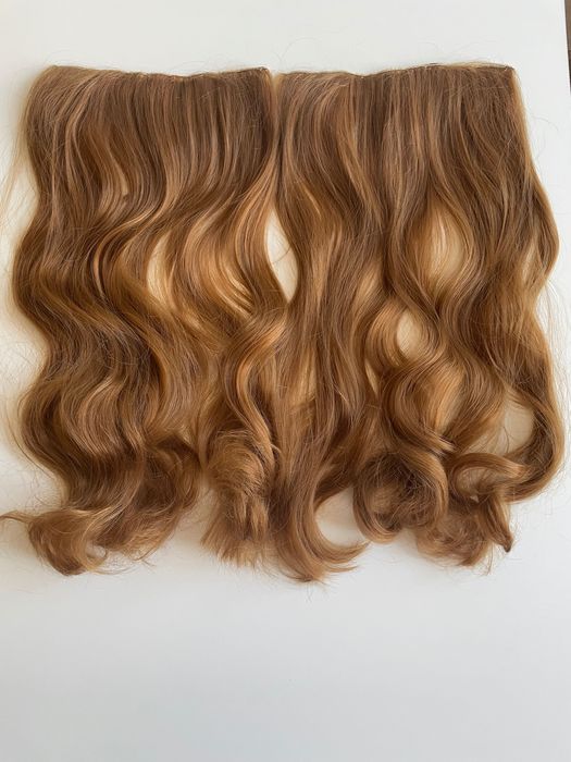 Изкуствена коса на цял ред с клипси!