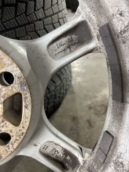 4бр 16 ки Dotz et 35 7,5ж Мерцедес Ауди Vw с гуми 205/60/16 дот22