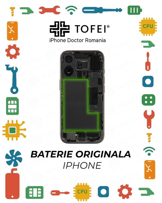 Baterie originala iPhone 16 Pro Max iPhone Doctor Romania