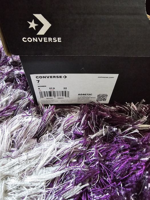Teniși de dama converse all star a04672c marime 37.5 , 24 cm