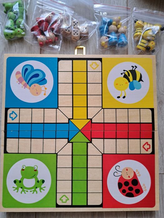 "Не се сърди човече" Viga toys и Блокче за рисуване с тебешир Jaq Bird