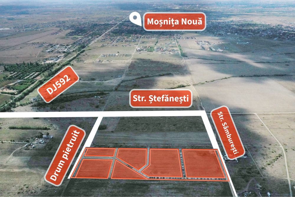 PUZ finalizat! Ultimele 4 parcele disponibile!