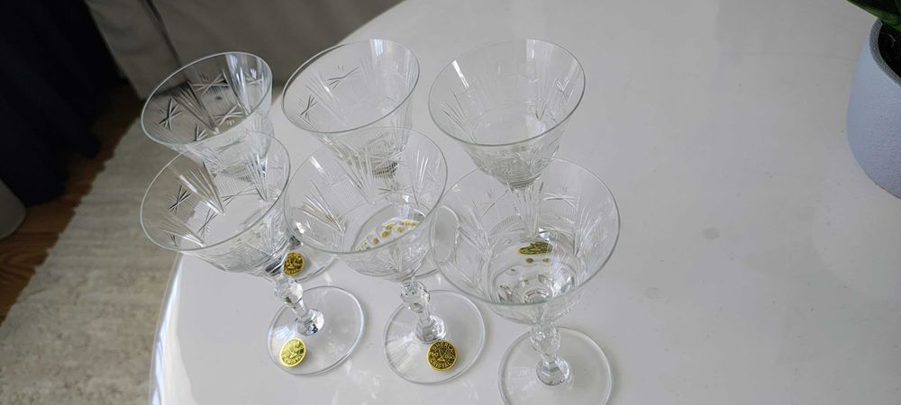 Pahare cristal vechi Somvetra Gherla ,6 buc