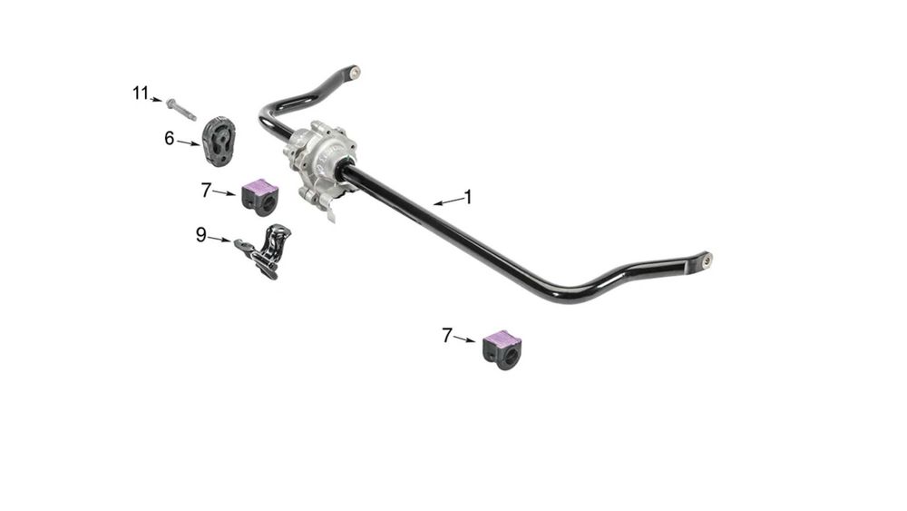 Sway Bara stabilizatoare fata decuplabila Jeep Wrangler JK JKU Rubicon