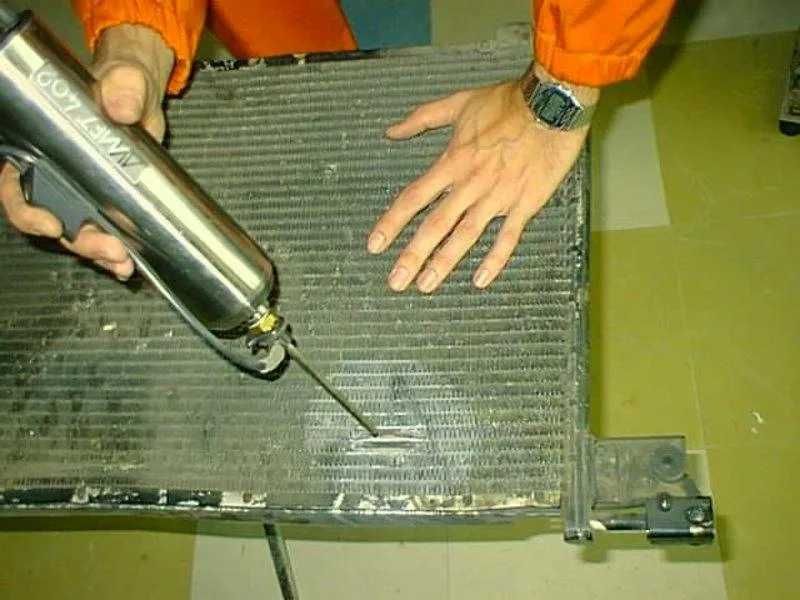 ремонт радиатора