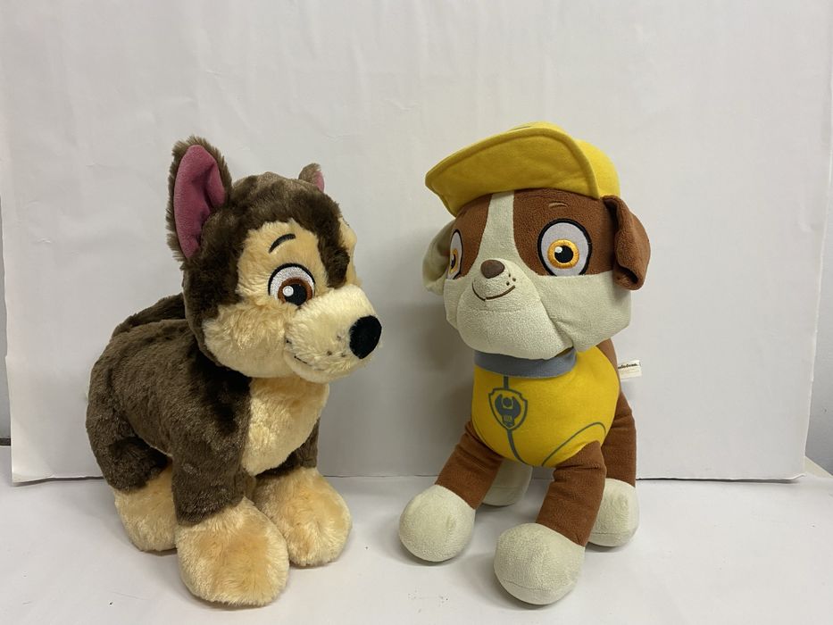 Lot 2 jucării din pluș cațel Patrula Catelusilor NICKELODEON 35 cm