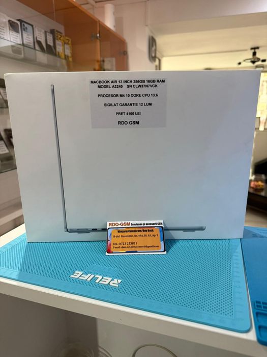 MacBook Air 13 256gb M4 16Gb Ram Sigilat/Garantie