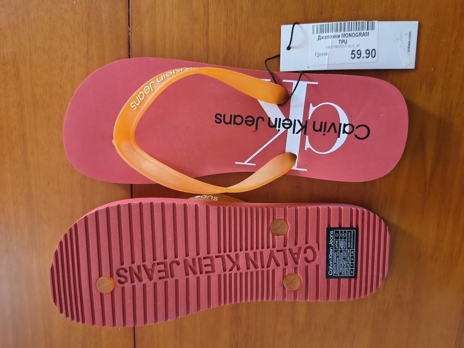 Нови джапанки Calvin Klein - 41 номер