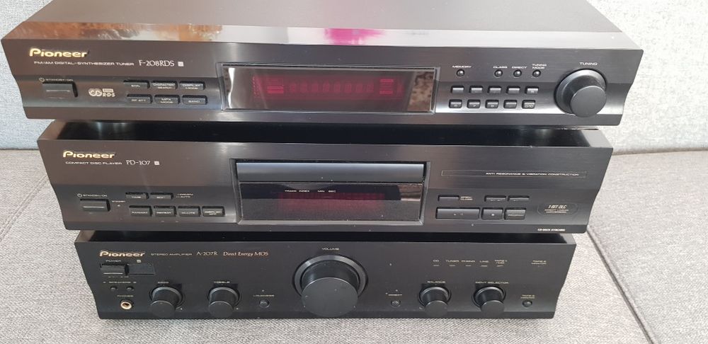 Pioneer  A-207R, Pioneer PD 107, Pioneer F 208 RDS, sistem audio