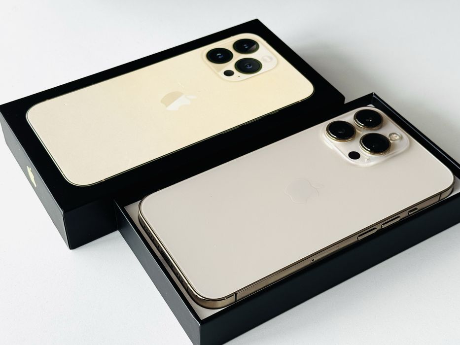 НОВ! Iphone 13 Pro 128GB Gold 100% Батерия! Гаранция 6 месеца