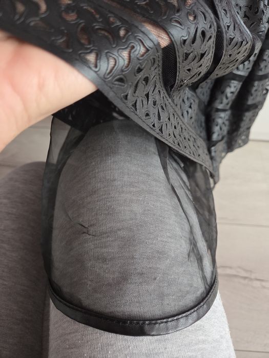 Официална дамска рокля с естесвен косъм