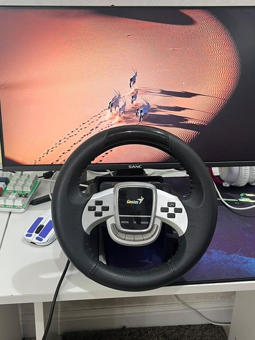 Руль игровой genius ps3/pc