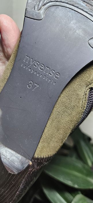 Продам французские кожаные сапоги