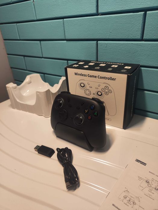 Безжичен контролер с док станция и Hall ефект за PC/Switch