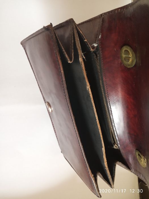 Дамска чанта естествена кожа