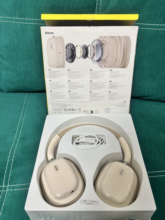 Casti wireless, Baseus, originale, nefolosite