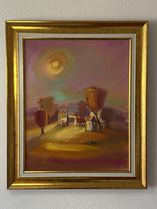 Картини на Тодор Маринов, известен с наивистистичния си стил