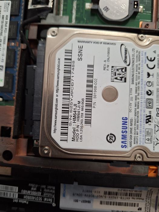 Laptop HP Mini 8Gb Ram 600Gb HDD